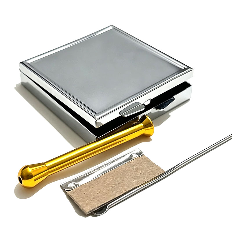 Smoking & Vaping Accessories - 1 Set Portable Metal Cigarette Set,