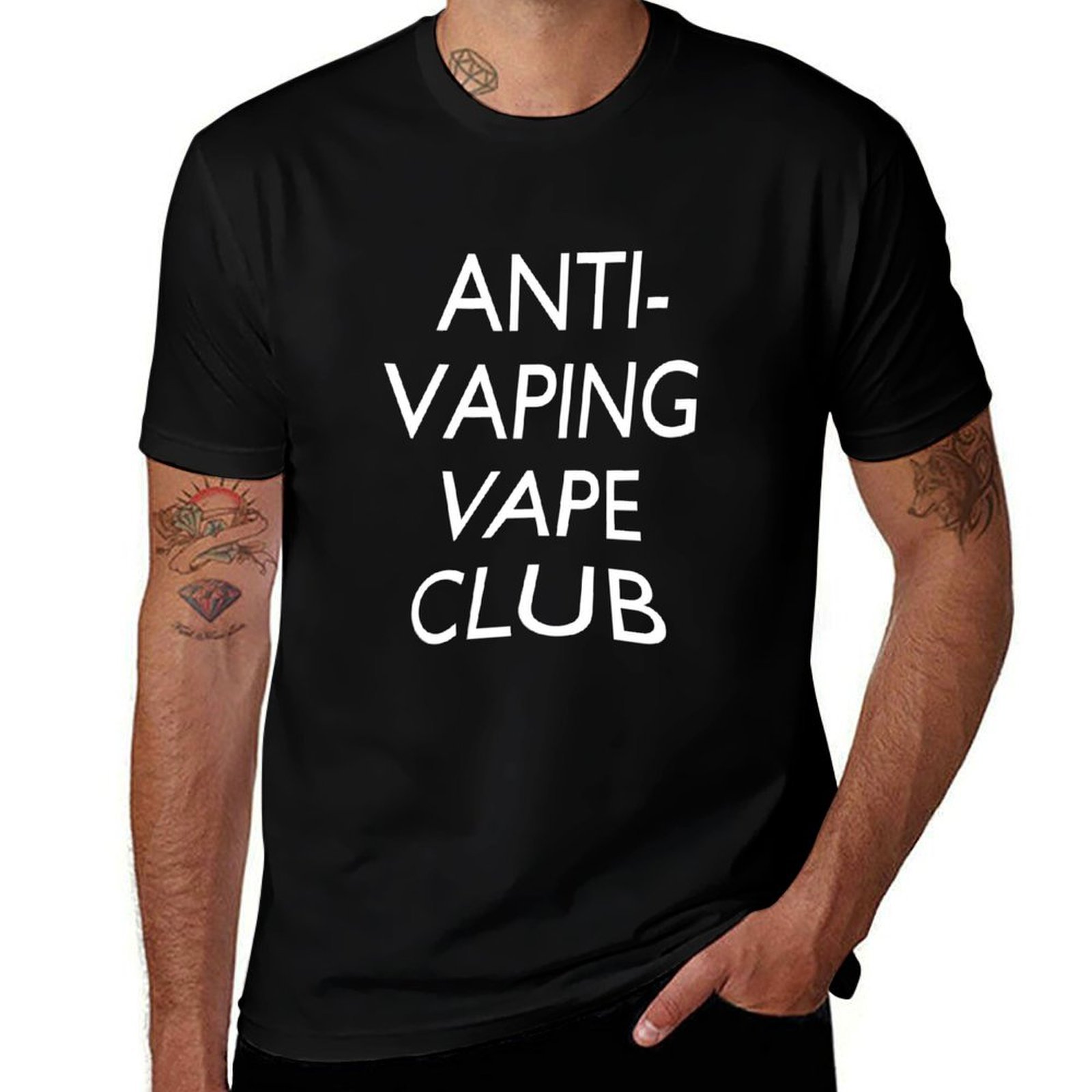 Anti-Vaping Vape Club T-Shirt  - огляд і ціна Quick Vape