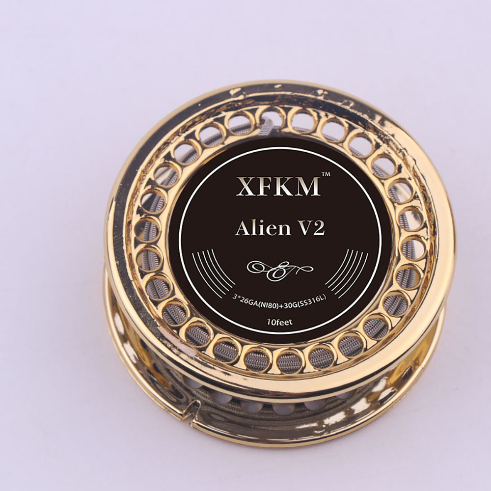 XFKM 5M/roll NI80/A1/SS316L Al - огляд і ціна Clapton Wire Pre Built