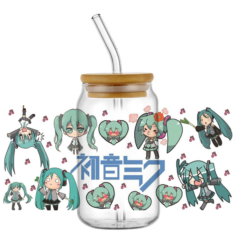 Hatsune Miku UV DTF Cup Wrap 1 - огляд і ціна Rdta Tank Glass