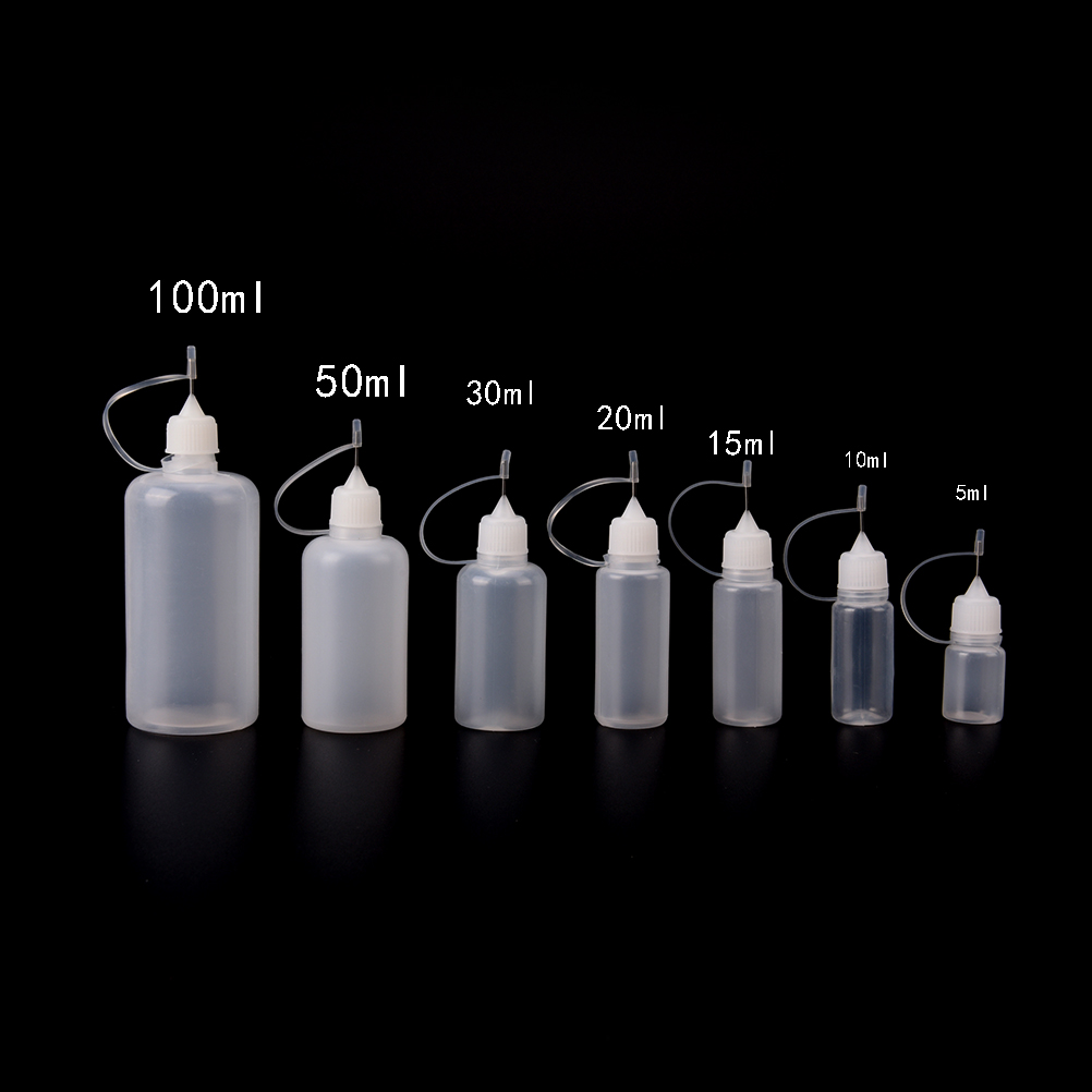 New 5/10/15/20/30/50/100ml PE  - огляд і ціна Juice Bottle Dropper