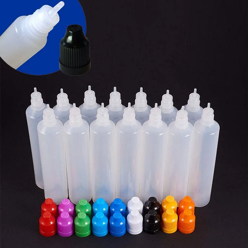 100Pcs 30mL 60ml Squeezable LD - огляд і ціна Juice Bottle Dropper