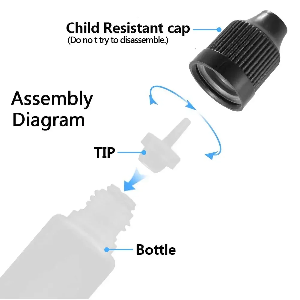 100Pcs 30mL 60ml Squeezable LD - огляд і ціна Juice Bottle Dropper
