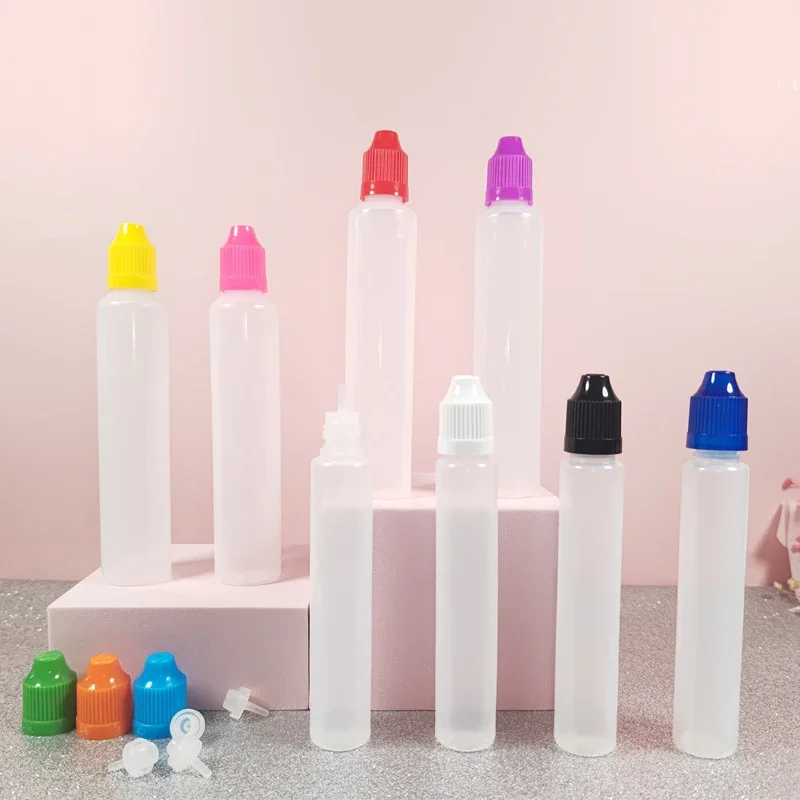 100Pcs 30mL 60ml Squeezable LD - огляд і ціна Juice Bottle Dropper