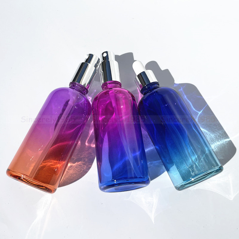 1X 3x 100ml Gradient Color Gla - огляд і ціна Juice Bottle Dropper