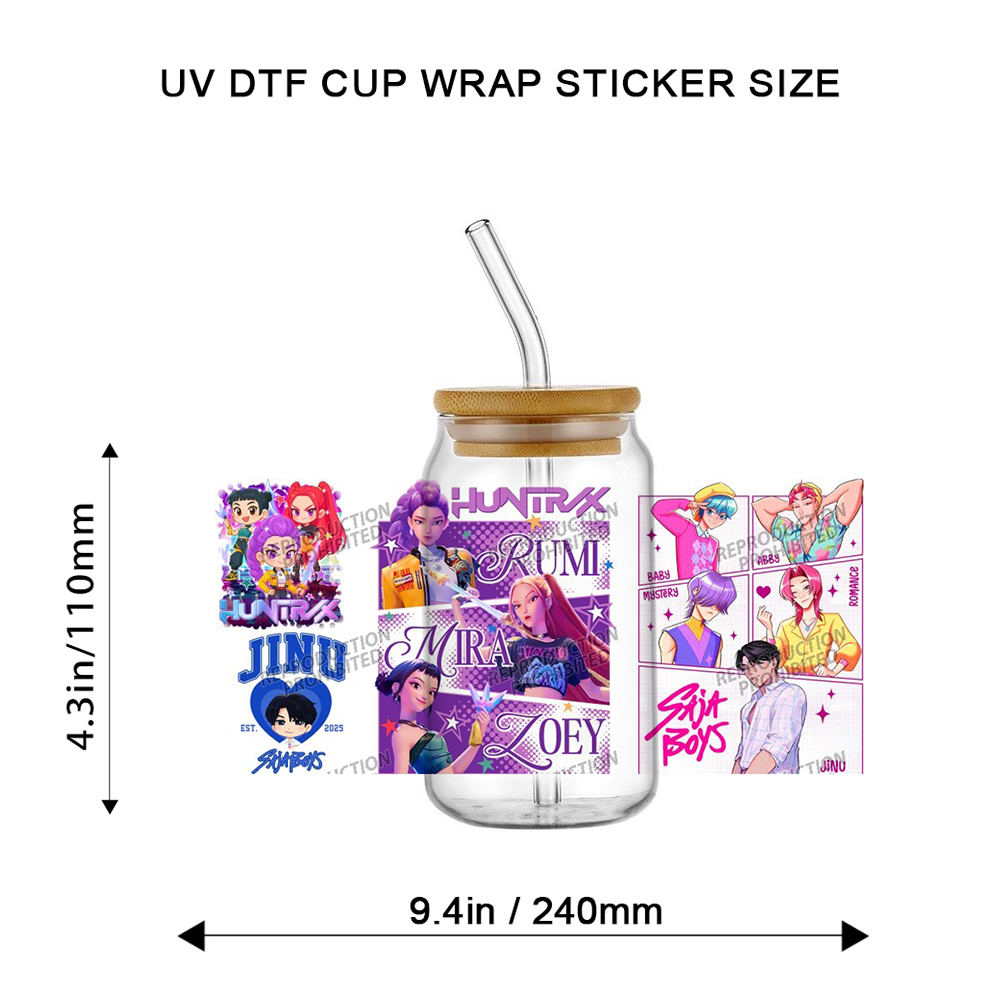 Saja Boys K-POP Team UV DTF Cu - огляд і ціна Rdta Tank Glass