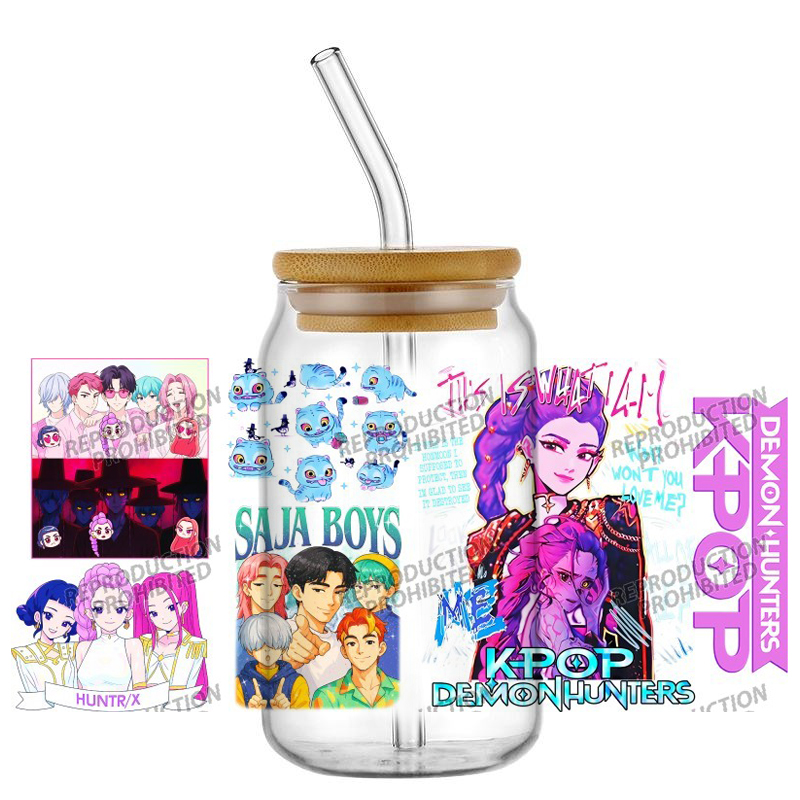 Saja Boys K-POP Team UV DTF Cu - огляд і ціна Rdta Tank Glass