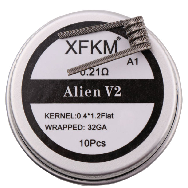 NEW XFKM NI80/A1/SS316L 10pcs/ - огляд і ціна Clapton Wire Pre Built