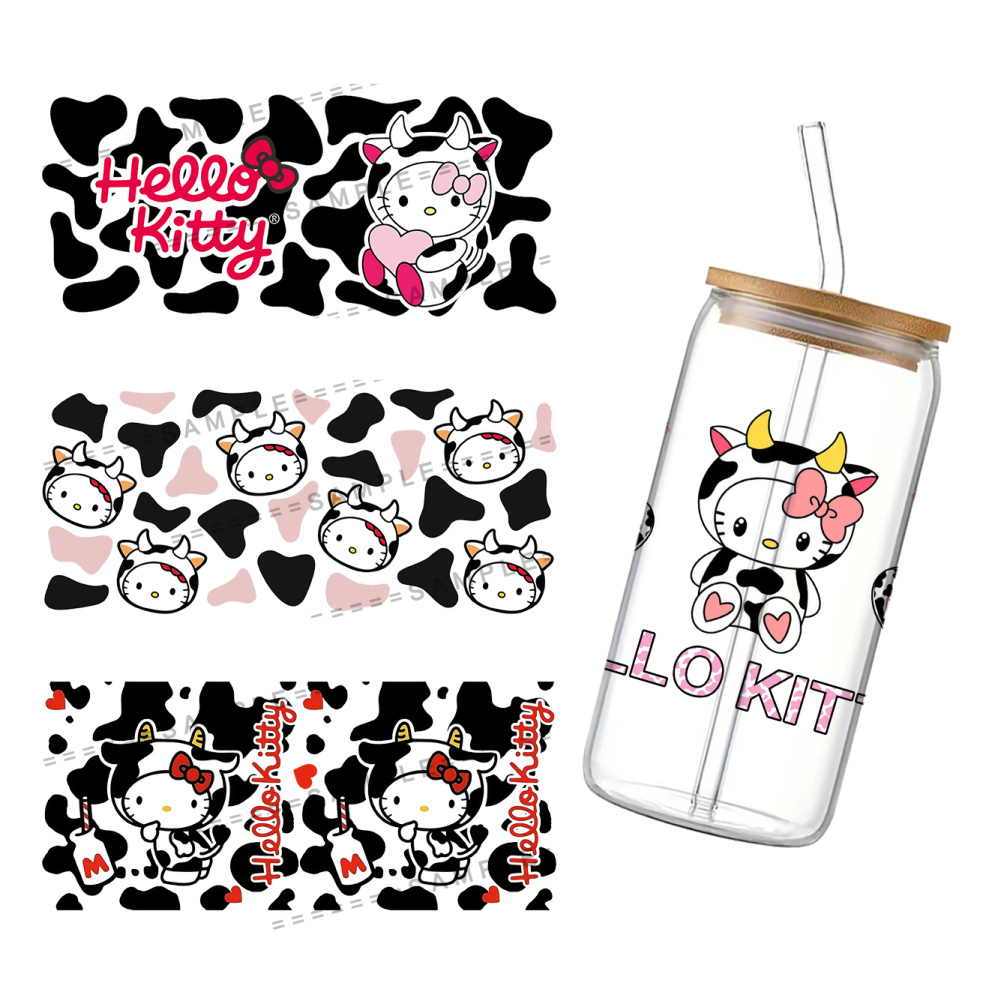 11x24cm Cute Milk Cow Hello Ca - огляд і ціна Rdta Tank Glass
